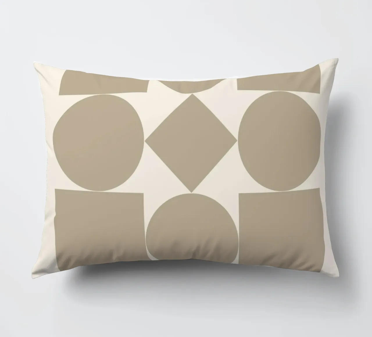 Bauhaus Forme geometriche Stampa astratta di Shapes & Grids, Be cuscino da NorwesClub