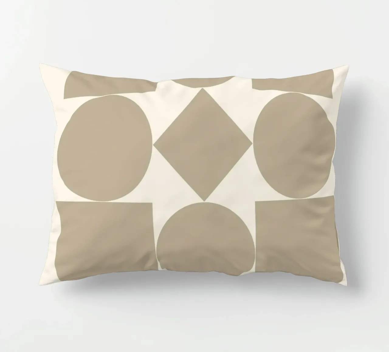 Bauhaus Forme geometriche Stampa astratta di Shapes & Grids, Be cuscino da NorwesClub