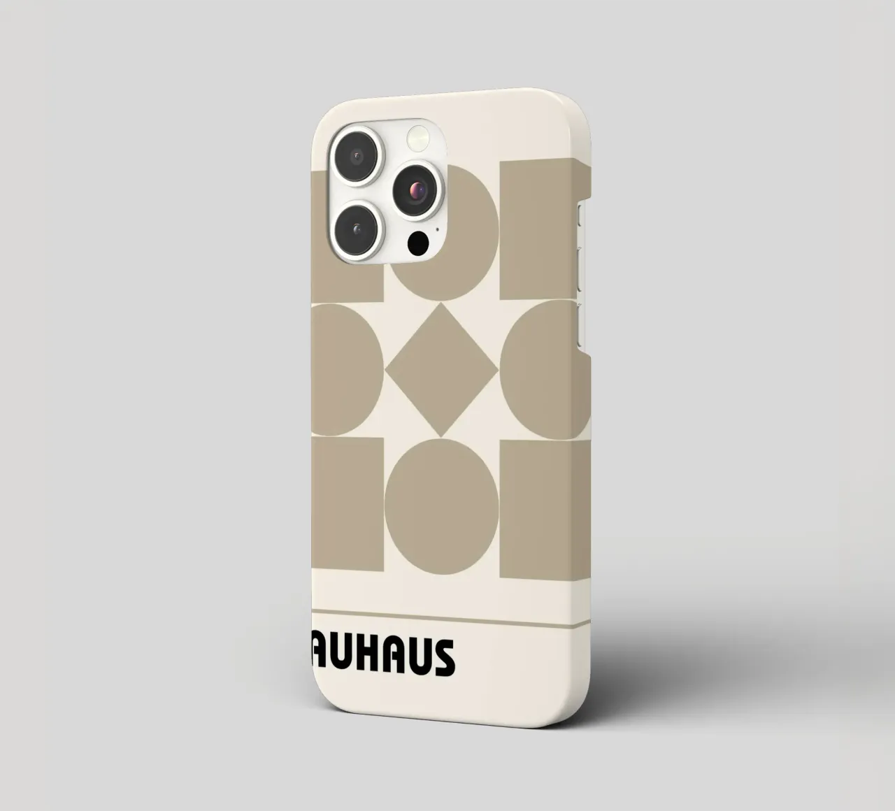 Bauhaus Geometric Forms Abstract Print by Shapes & Grids, Be iphone case by NorwesClub