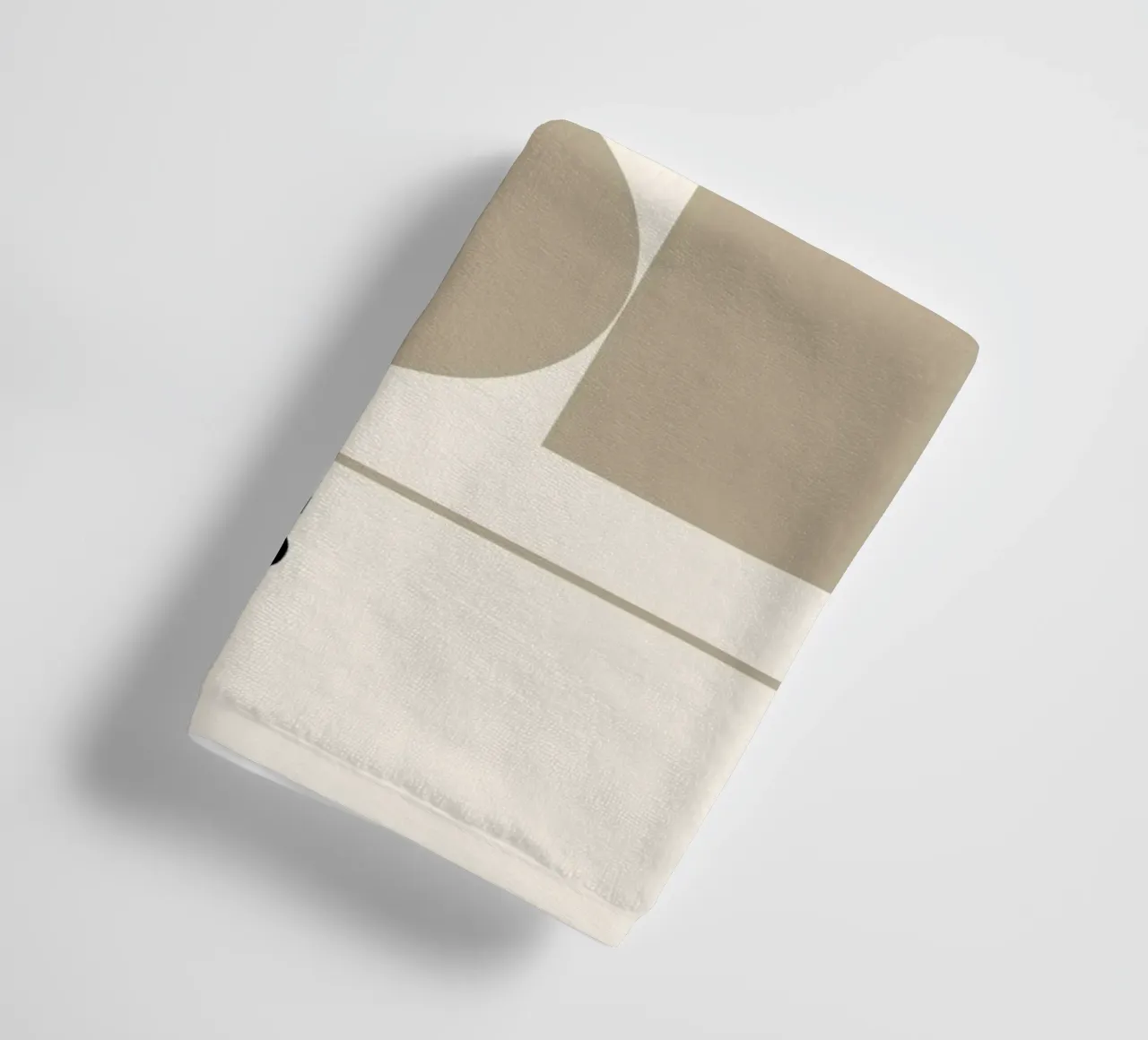 Bauhaus Geometric Forms Abstract Print by Shapes & Grids, Be towel by NorwesClub