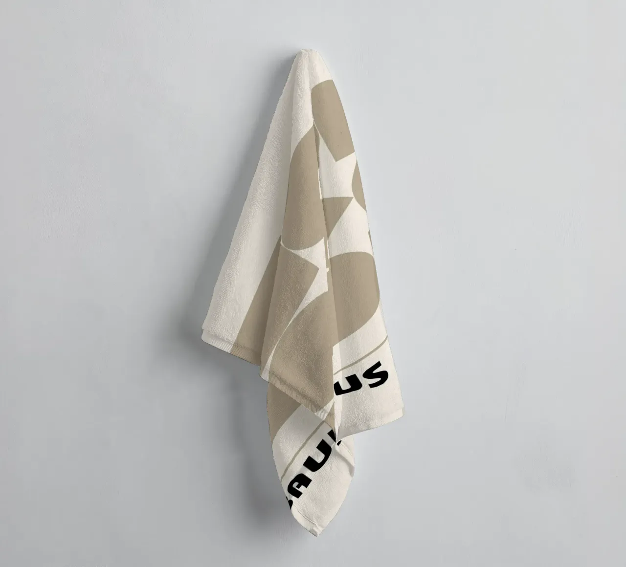 Bauhaus Geometric Forms Abstract Print by Shapes & Grids, Be towel by NorwesClub