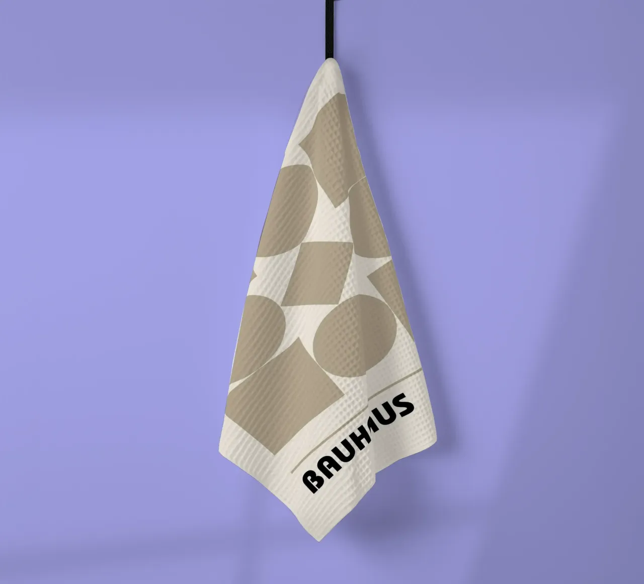 Bauhaus Geometric Forms Abstract Print by Shapes & Grids, Be torchon de NorwesClub