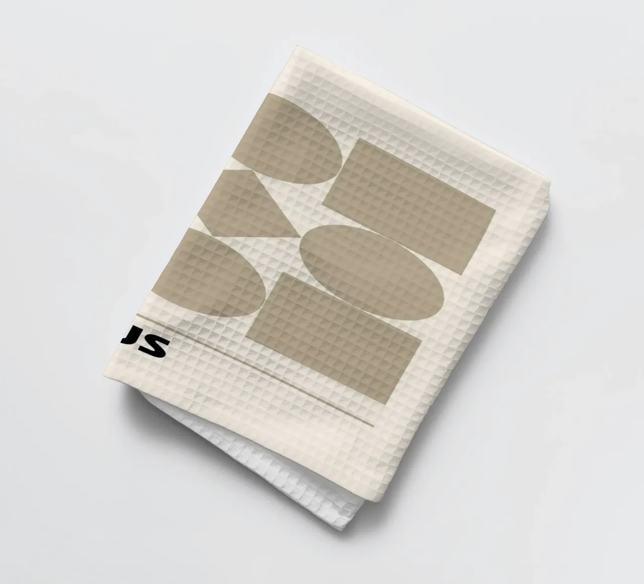 Bauhaus Geometric Forms Abstract Print by Shapes & Grids, Be torchon de NorwesClub