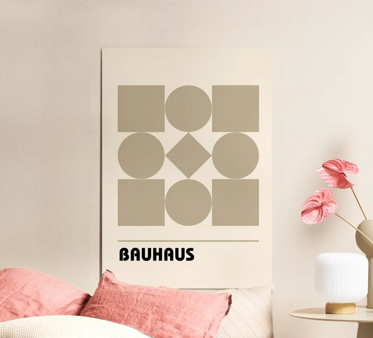 Bauhaus Forme geometriche Stampa astratta di Shapes & Grids, Be carta hahnemühle da NorwesClub