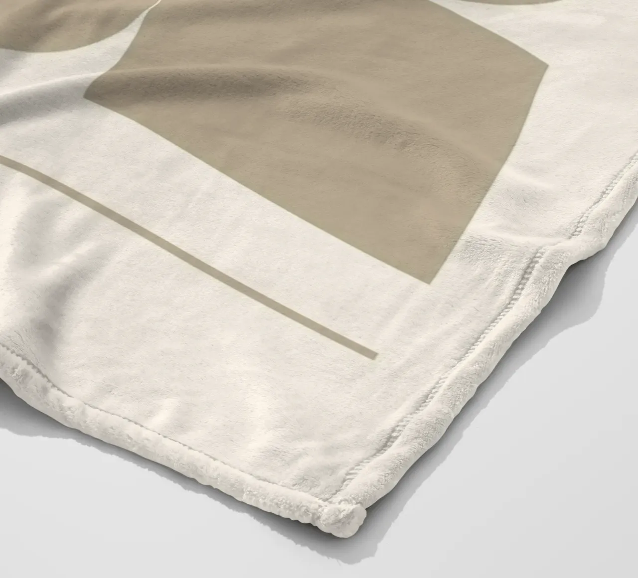 Bauhaus Forme geometriche Stampa astratta di Shapes & Grids, Be coperta in pile da NorwesClub