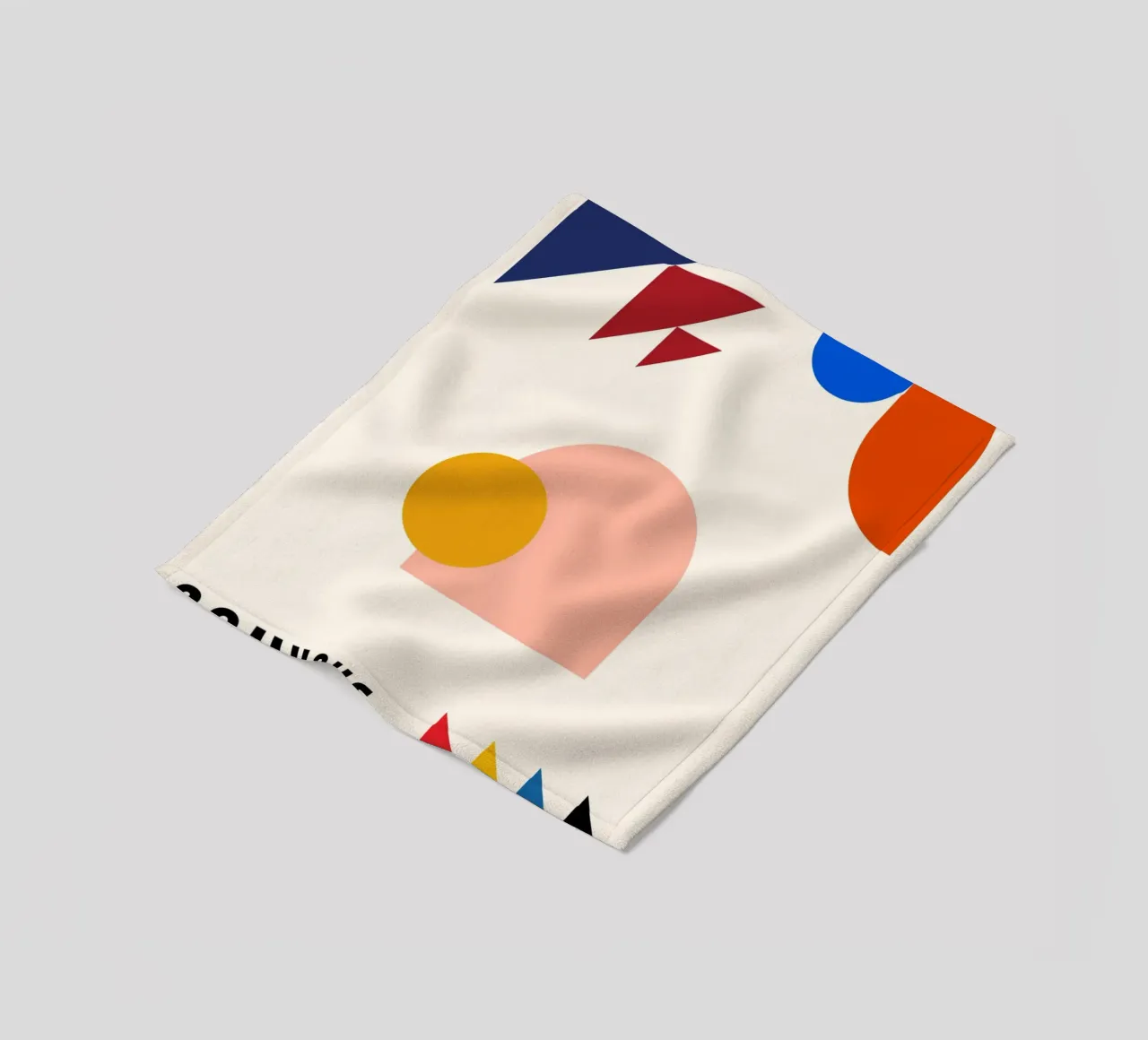 Bauhaus Ausstellung Abstract Geometric Shapes by Modernist M Fleecedecke von NorwesClub