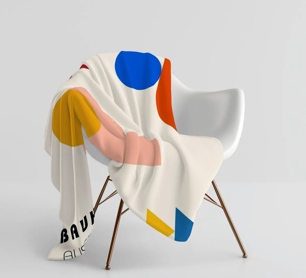 Bauhaus Ausstellung Abstract Geometric Shapes by Modernist M Fleecedecke von NorwesClub