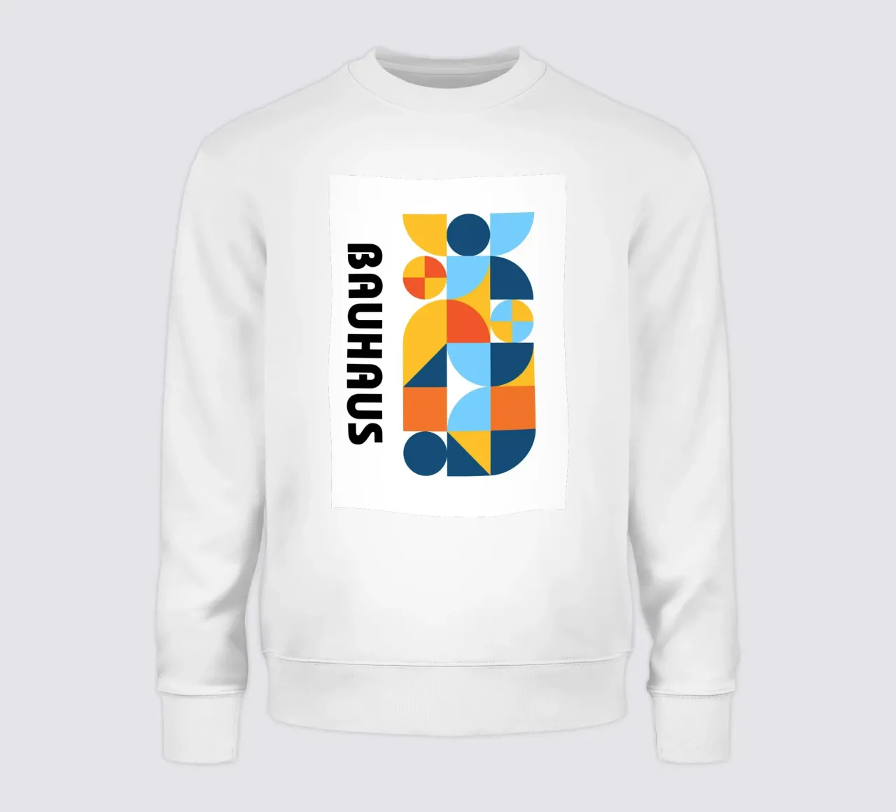 Bauhaus Geometric Pattern Abstract Print by Modernist Forms sweat de NorwesClub