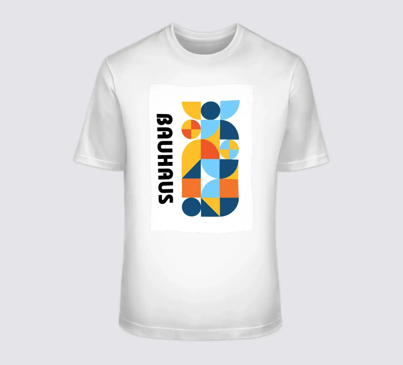 Bauhaus Geometric Pattern Abstract Print by Modernist Forms t-shirt by NorwesClub