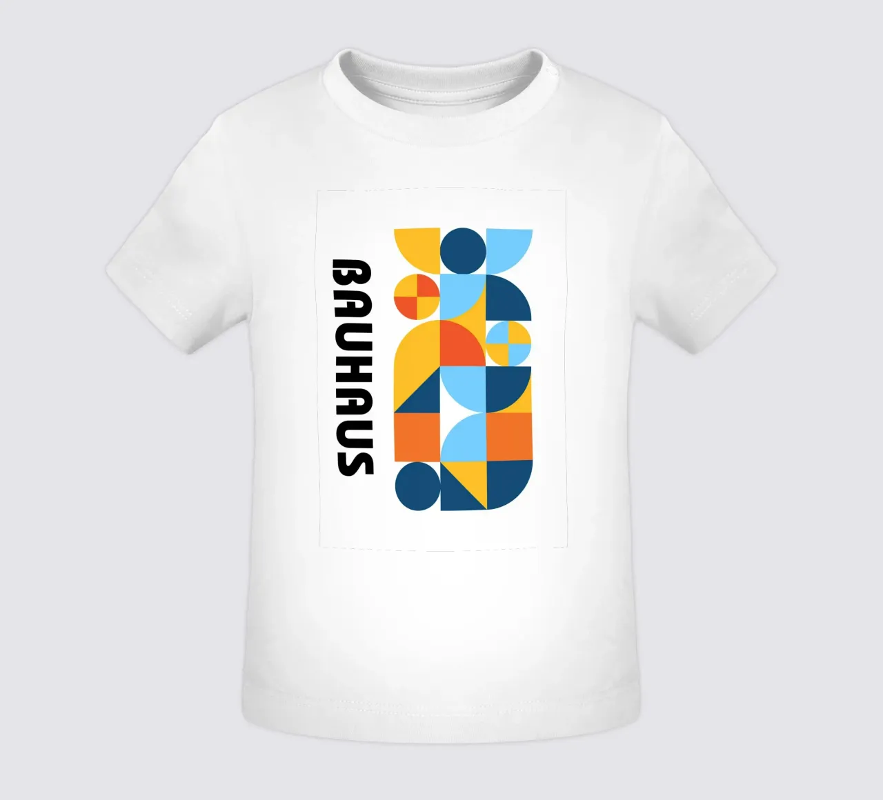 Bauhaus Geometric Pattern Impresión abstracta de Modernist Forms camiseta de bebé de NorwesClub