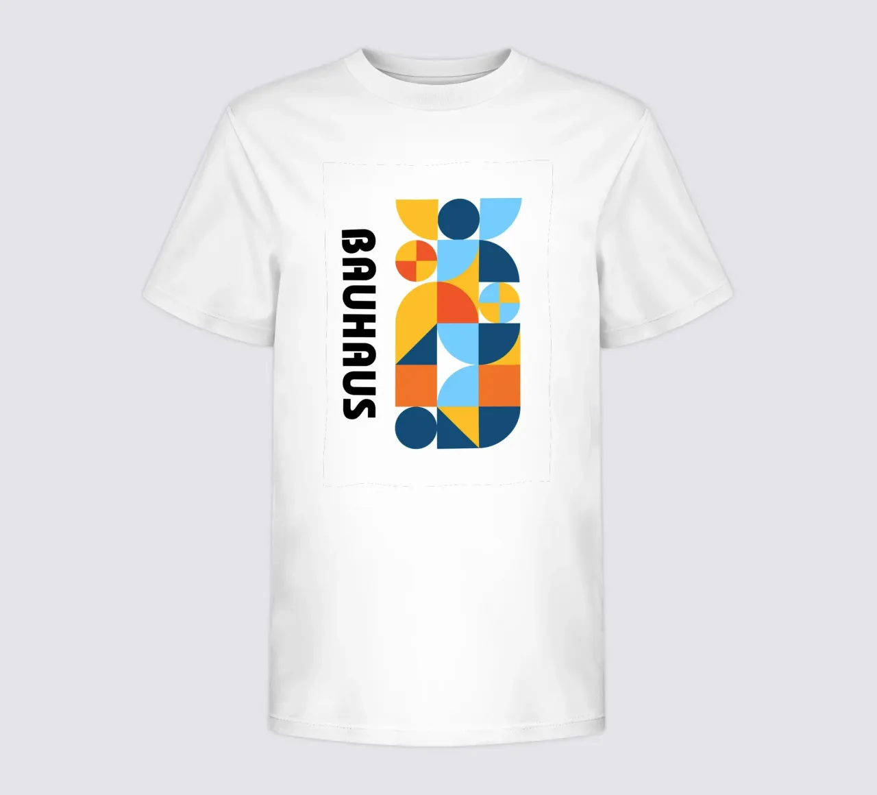 Stampa astratta con motivo geometrico Bauhaus di Modernist Forms t-shirt bambini da NorwesClub