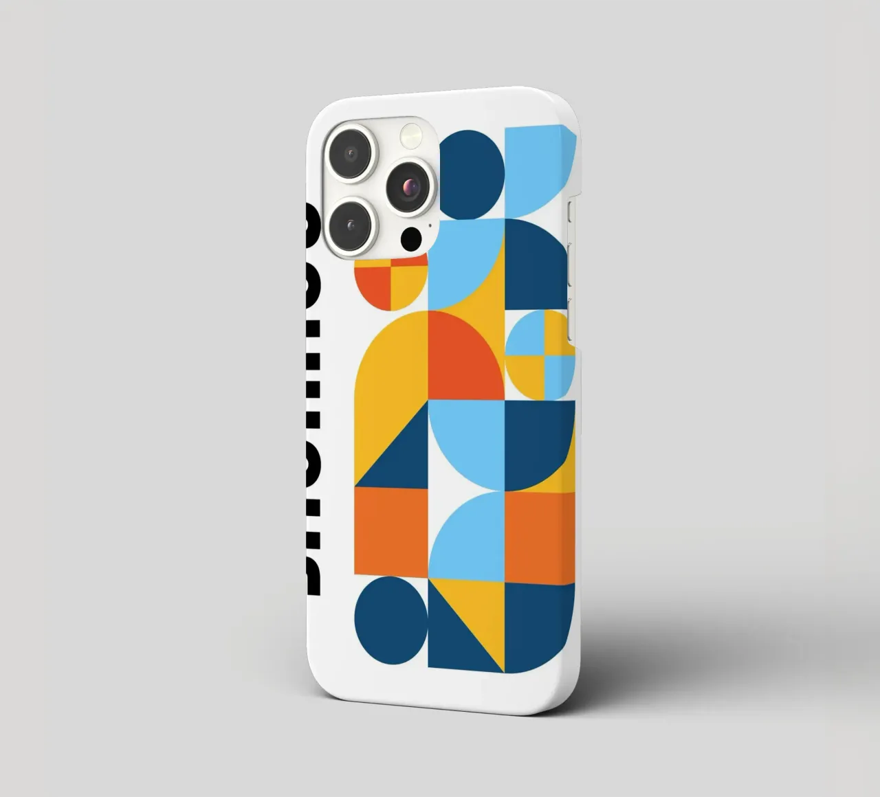 Bauhaus Geometric Pattern Abstract Print by Modernist Forms iphone case by NorwesClub