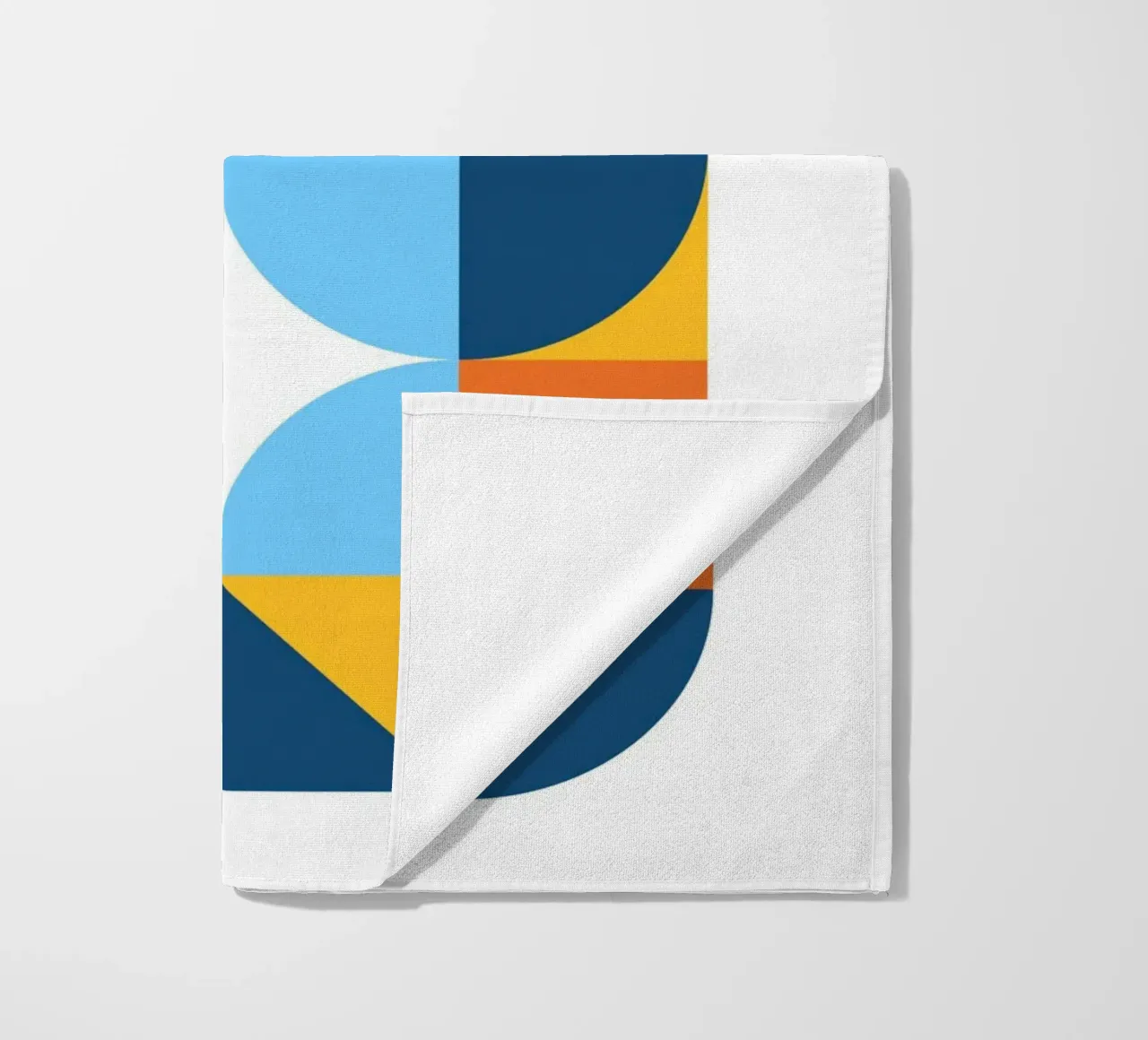 Bauhaus Geometric Pattern Abstract Print by Modernist Forms beach towel by NorwesClub