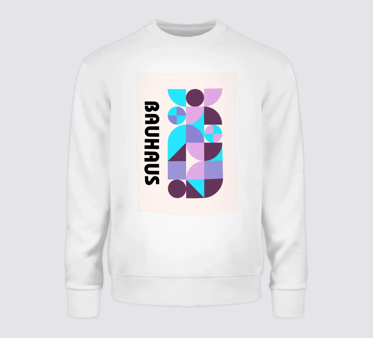 Bauhaus Geometric Pattern Abstract Print by Modernist Forms, sweat de NorwesClub