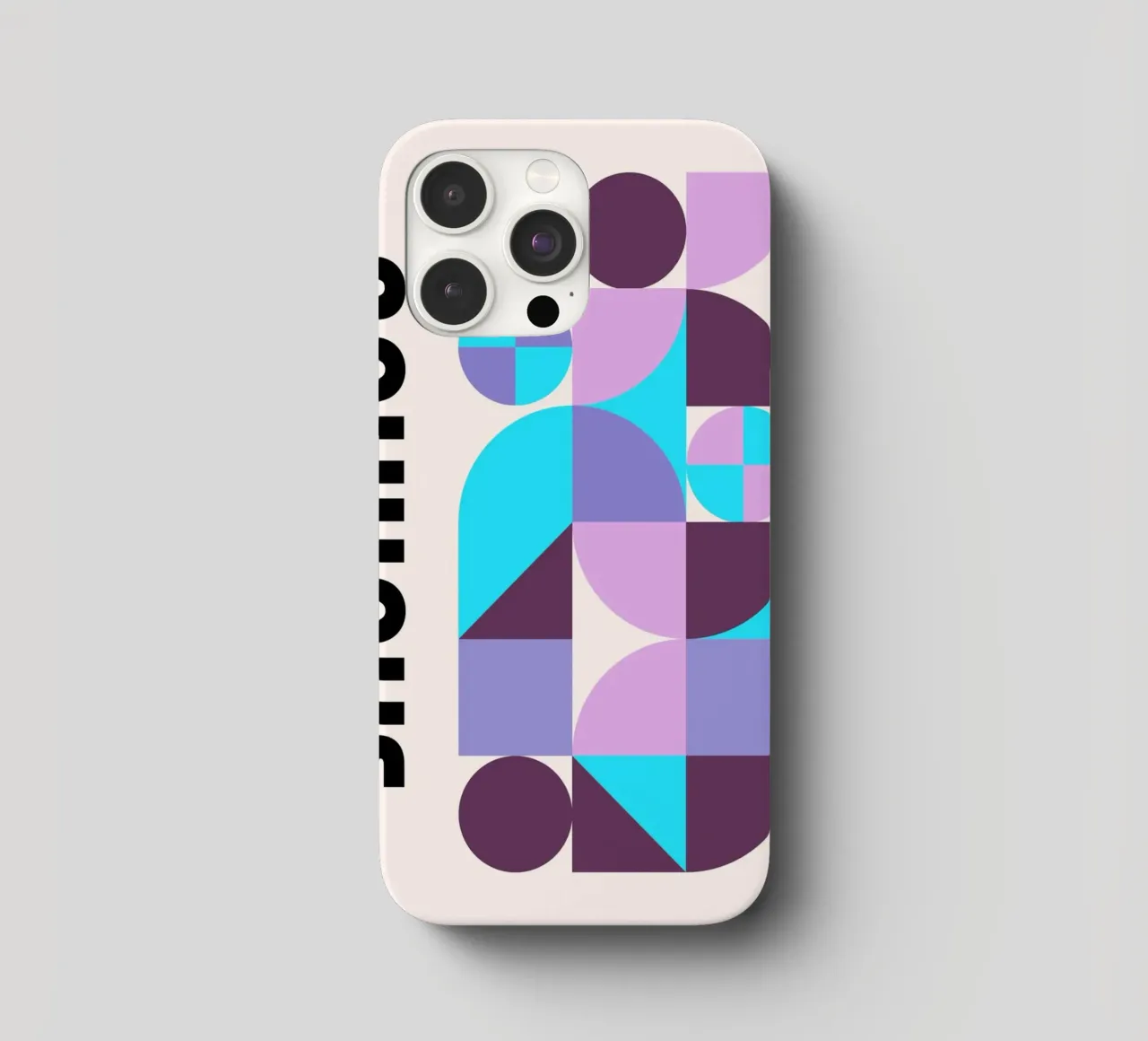 Bauhaus Geometric Pattern Abstract Print by Modernist Forms, iphone case by NorwesClub