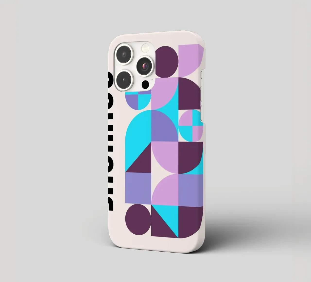 Bauhaus Geometric Pattern Abstract Print by Modernist Forms, iphone case by NorwesClub
