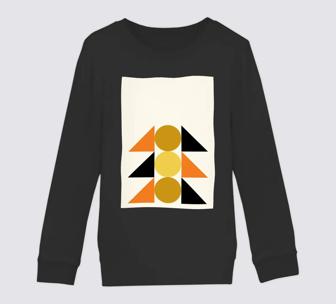 Forme geometriche astratte Bauhaus di Circles & Triangles felpa bambino da NorwesClub