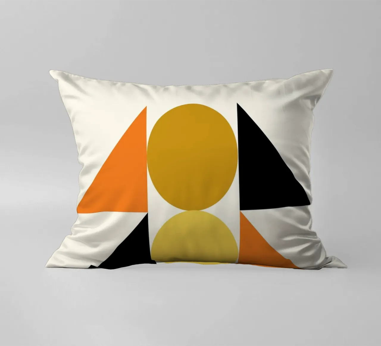 Forme geometriche astratte Bauhaus di Circles & Triangles cuscino da NorwesClub