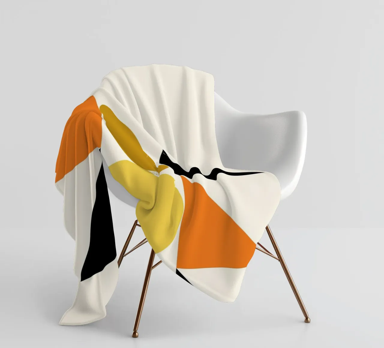 Forme geometriche astratte Bauhaus di Circles & Triangles coperta in pile da NorwesClub