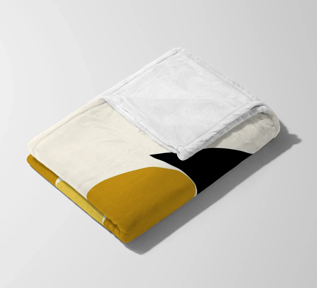 Forme geometriche astratte Bauhaus di Circles & Triangles coperta in pile da NorwesClub