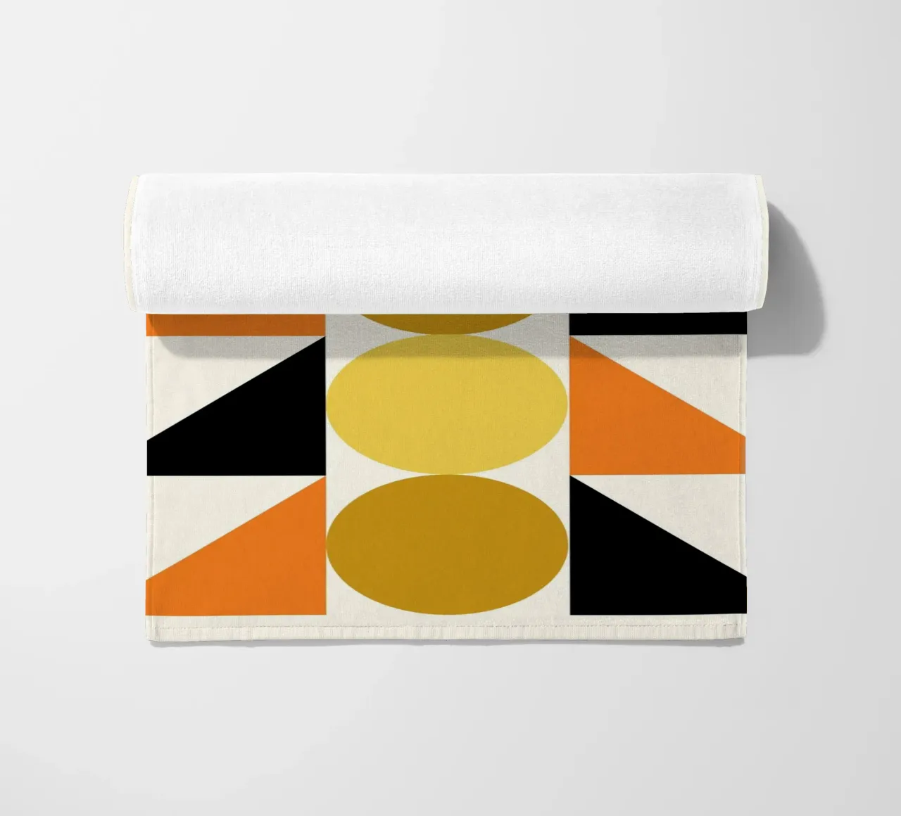 Forme geometriche astratte Bauhaus di Circles & Triangles telo mare da NorwesClub