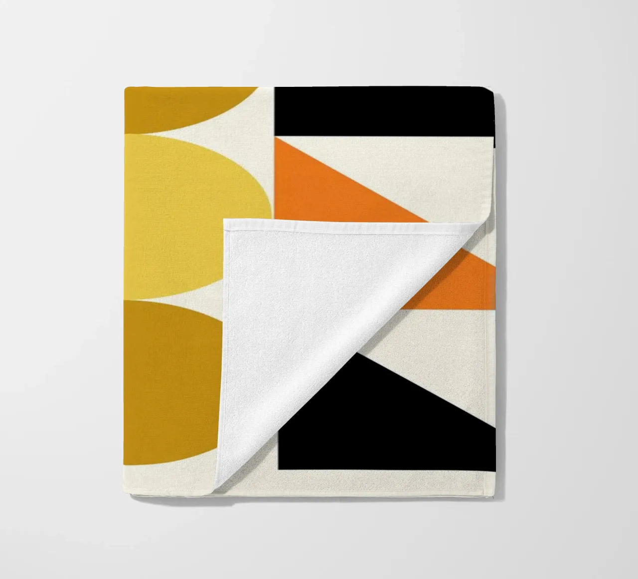 Forme geometriche astratte Bauhaus di Circles & Triangles telo mare da NorwesClub