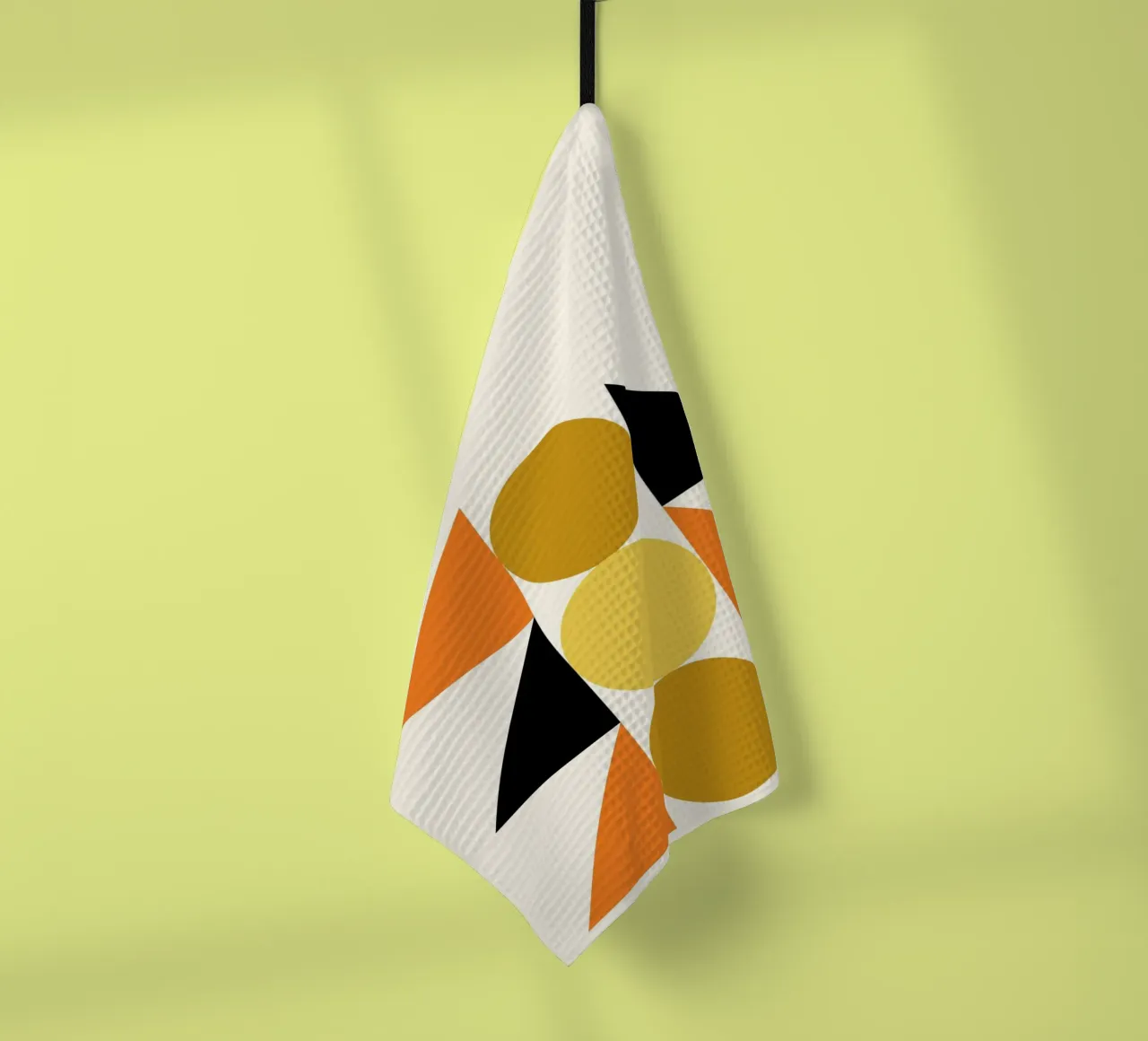 Forme geometriche astratte Bauhaus di Circles & Triangles canovaccio da cucina da NorwesClub