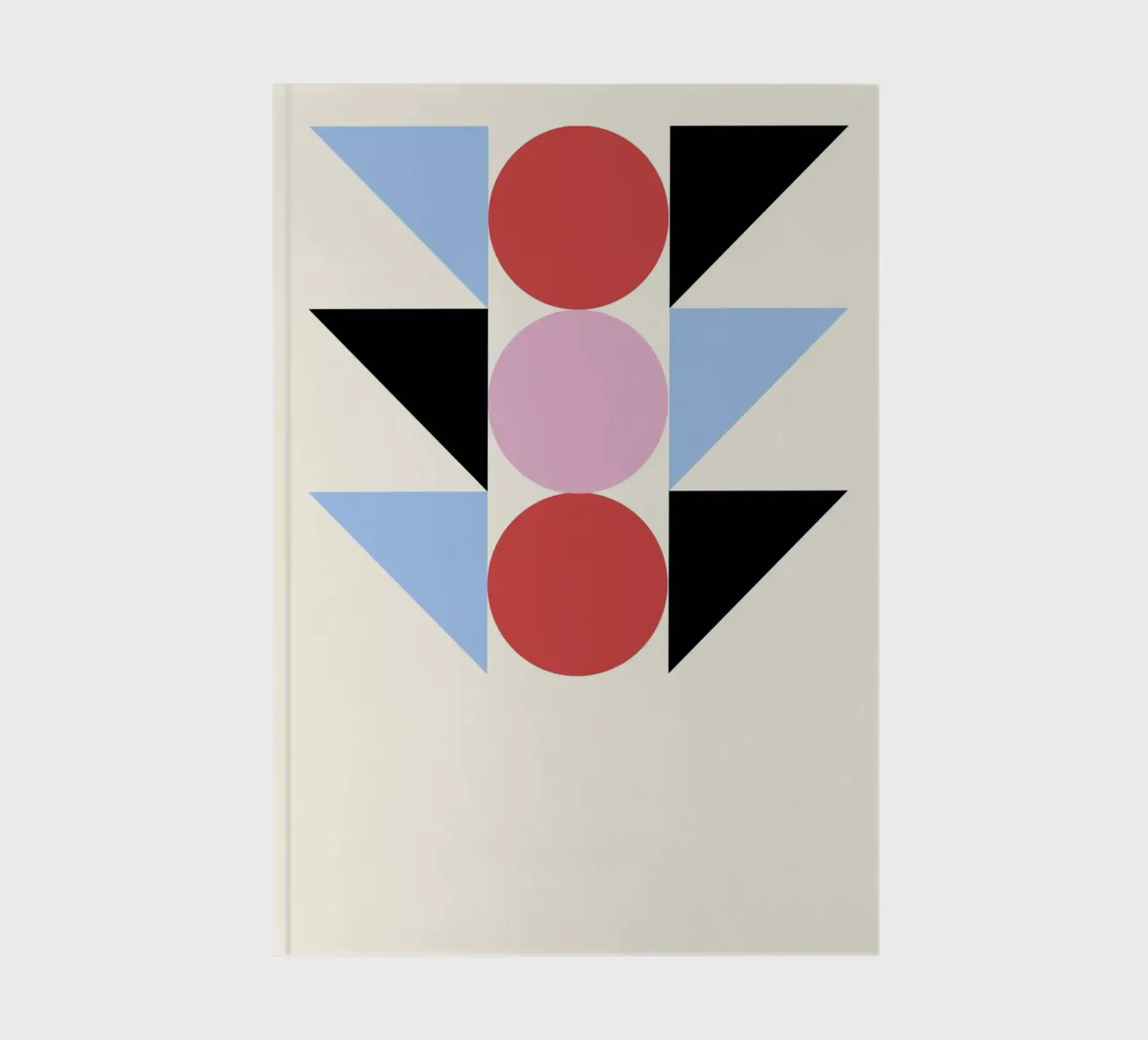 Bauhaus Abstract Geometric Art by Circles & Triangles, Prima notebook by NorwesClub
