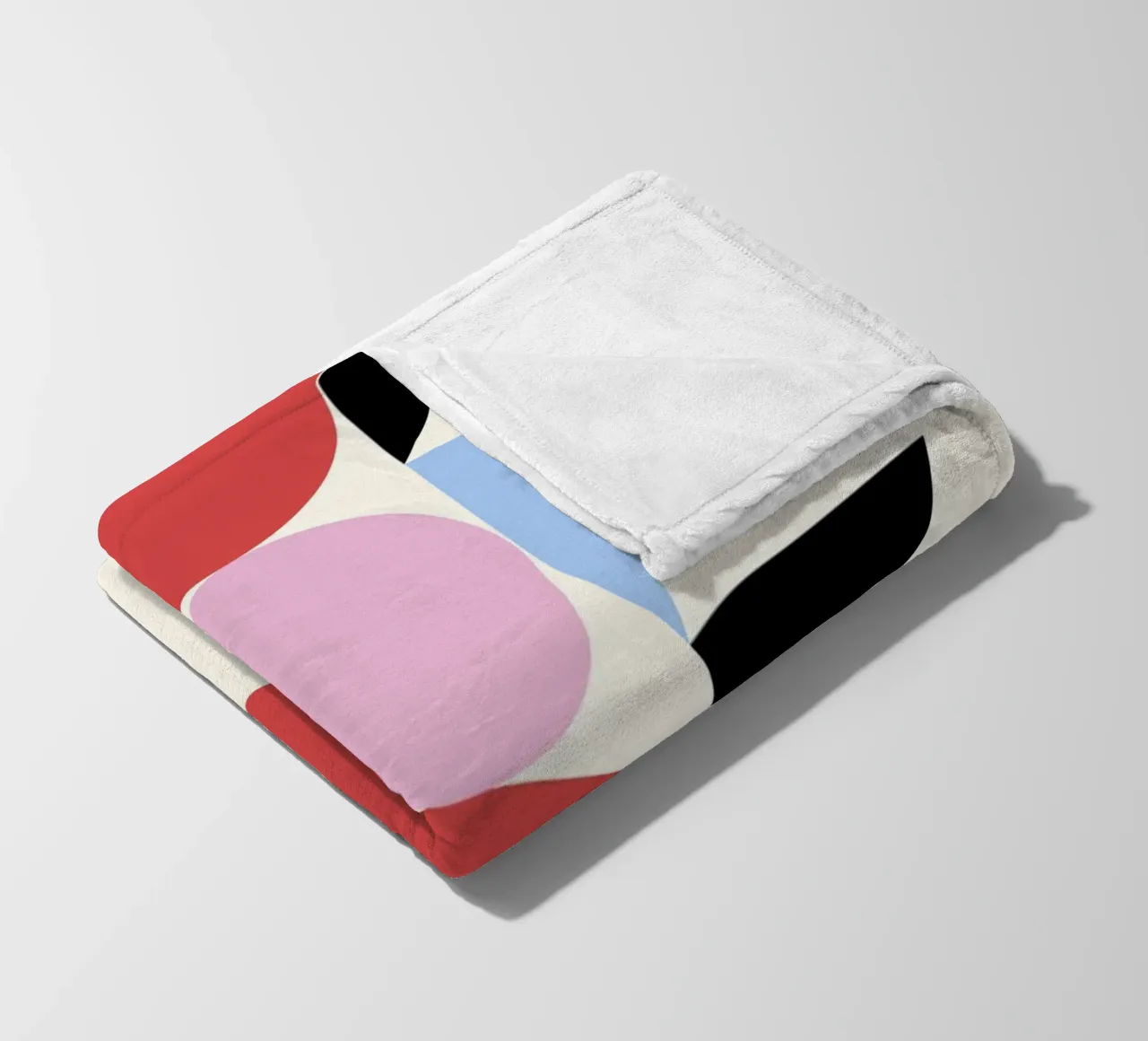 Arte geometrica astratta Bauhaus di Circles & Triangles, Prima coperta in pile da NorwesClub