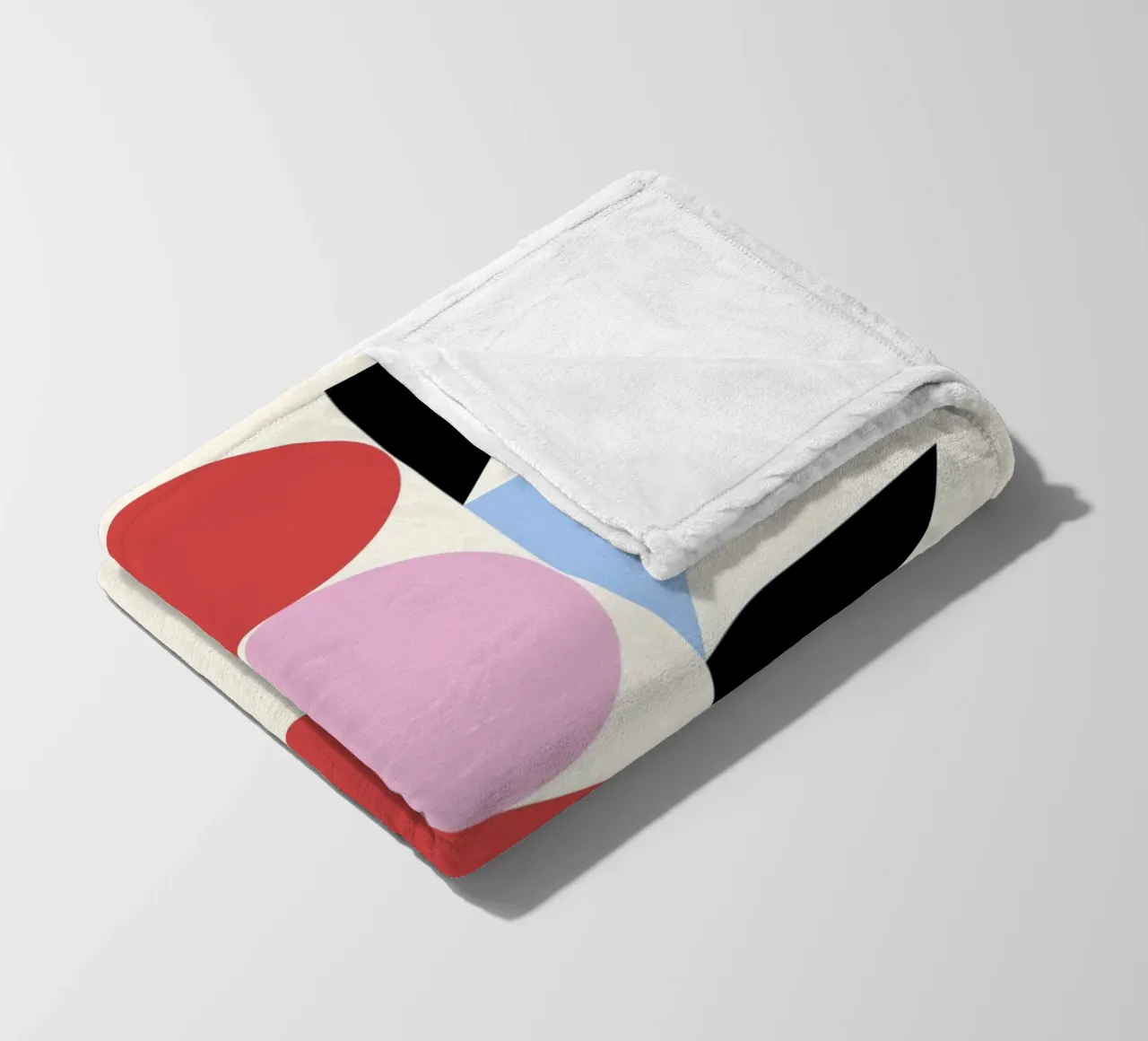 Arte geometrica astratta Bauhaus di Circles & Triangles, Prima coperta in pile da NorwesClub