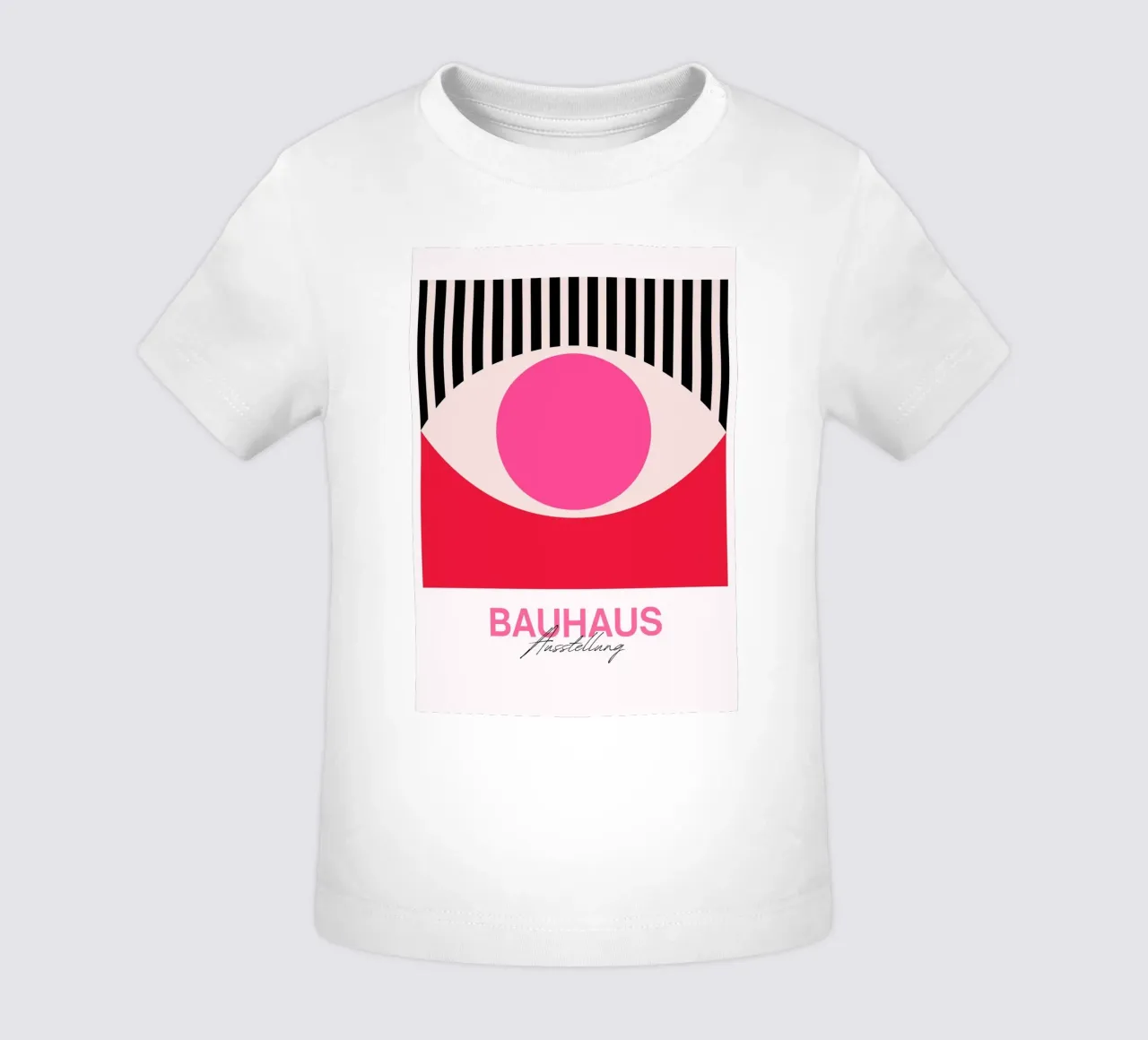 Bauhaus Eye Abstract Art Print by Modernist Geometric Forms, camiseta de bebé de NorwesClub