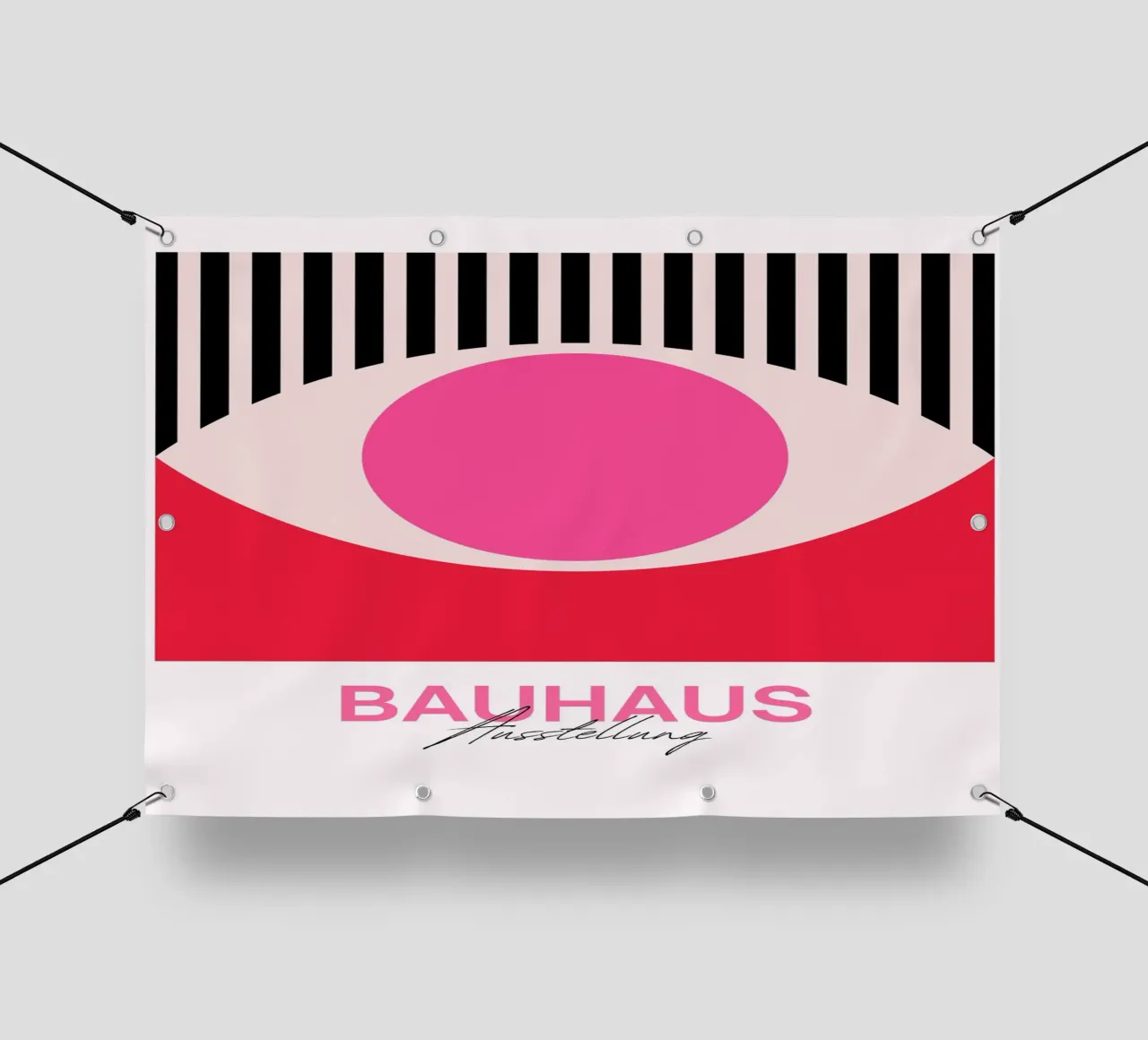 Bauhaus Eye Abstract Art Print by Modernist Geometric Forms, lonas publicitarias de NorwesClub