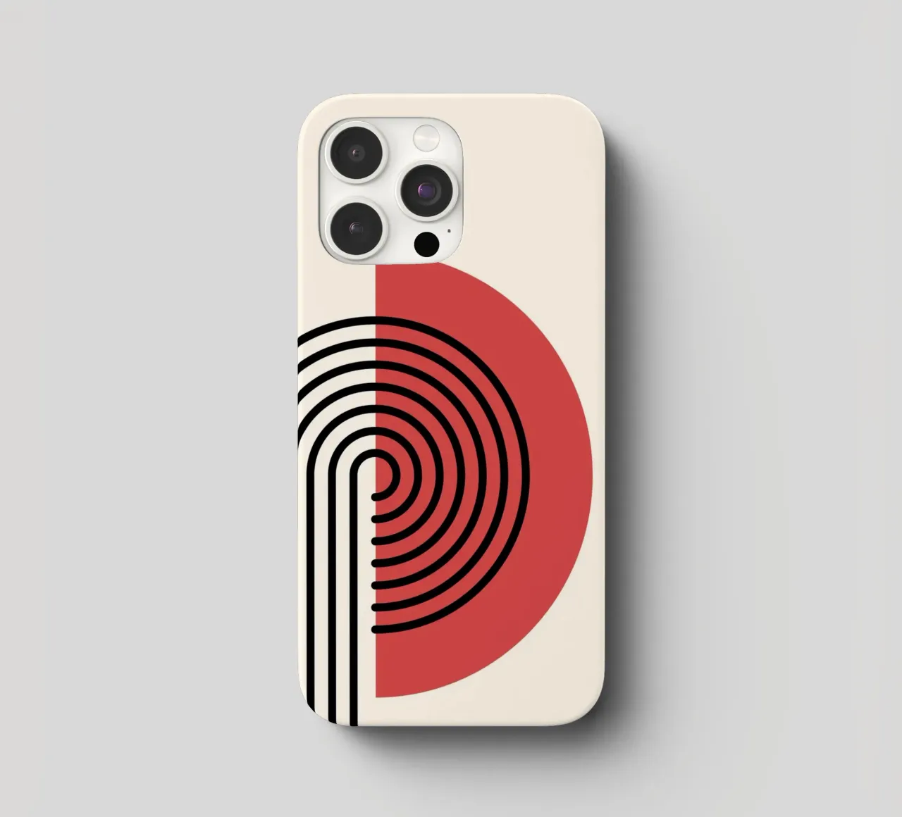 Abstract Retro Rainbow Arch Art Print by Modernist Forms, Re iphone case by NorwesClub