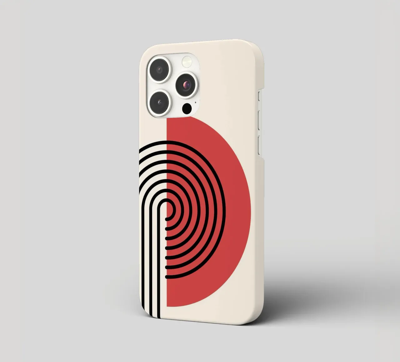 Abstract Retro Rainbow Arch Art Print by Modernist Forms, Re iphone case by NorwesClub