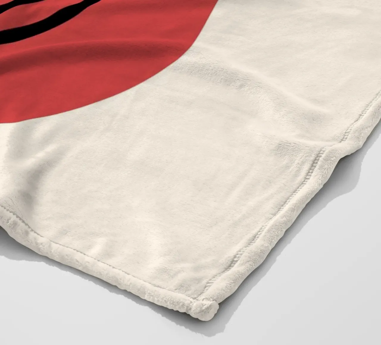 Abstrakter Retro-Regenbogenbogen Kunstdruck von Modernist Forms, Re Fleecedecke von NorwesClub