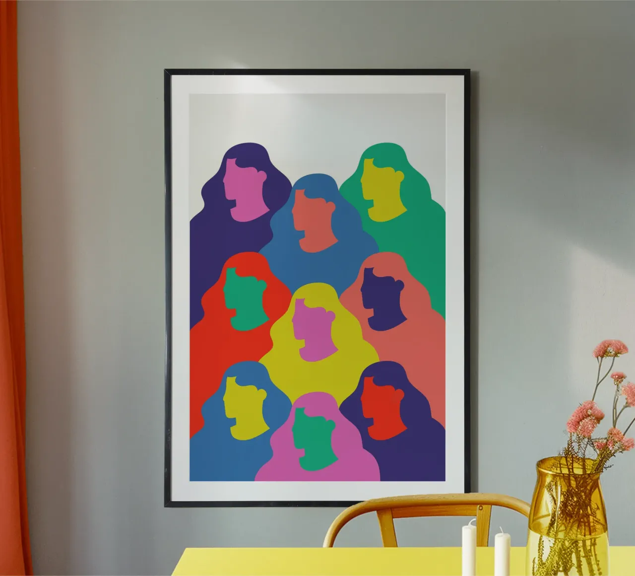 Più forti insieme poster con telaio in plastica da Mariery Young
