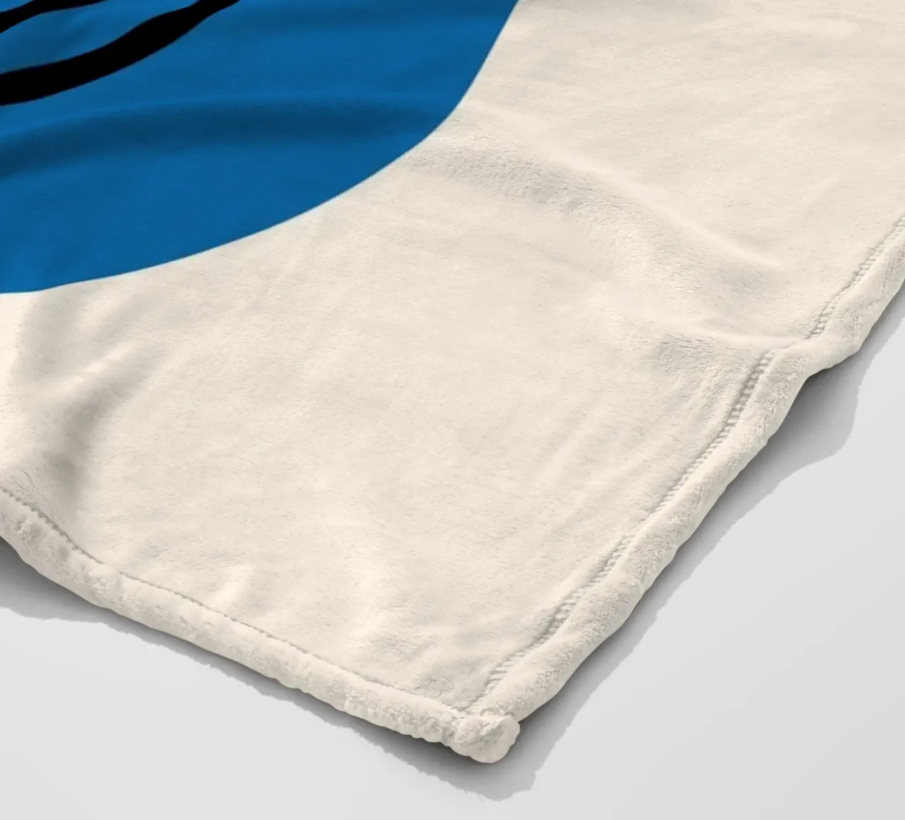 Abstrakter Retro-Regenbogenbogen Kunstdruck von Modernist Forms, Bl Fleecedecke von NorwesClub