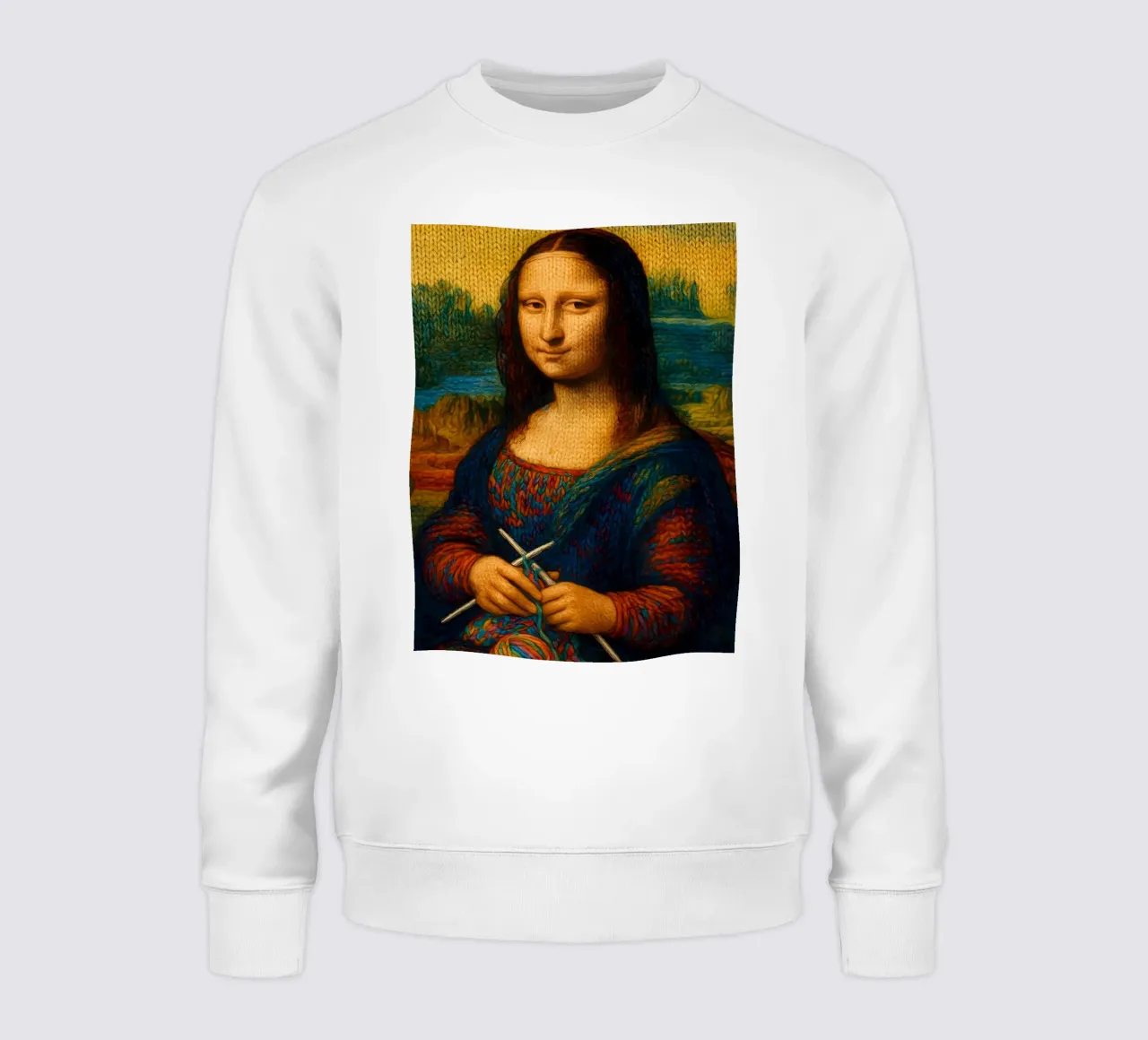 MONA LISA A MAGLIA felpa da ARTOMATIC
