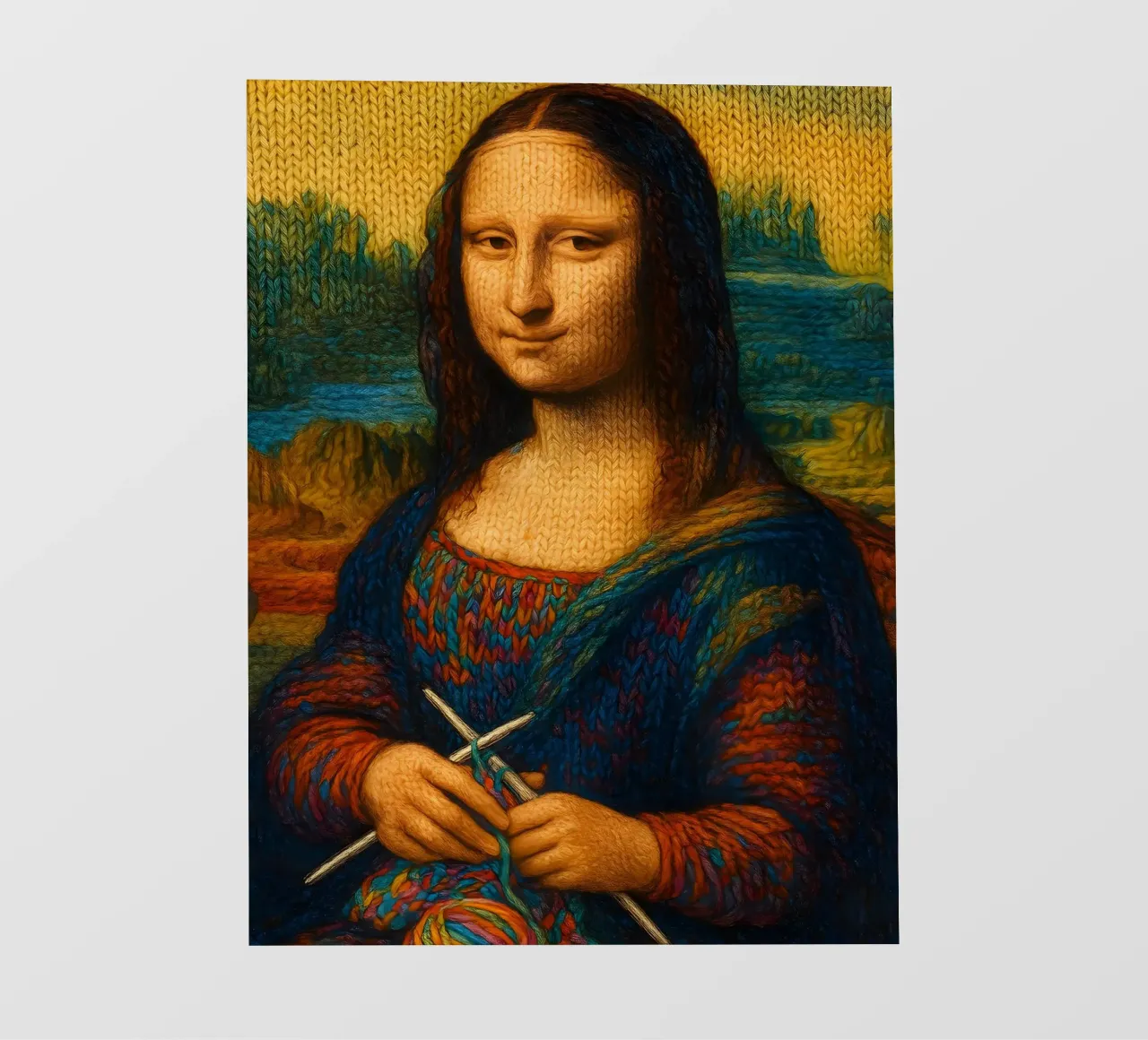 MONA LISA A MAGLIA telo in pvc da ARTOMATIC
