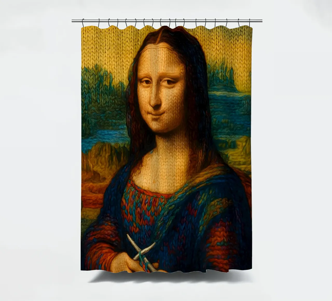 MONA LISA A MAGLIA tenda da doccia da ARTOMATIC