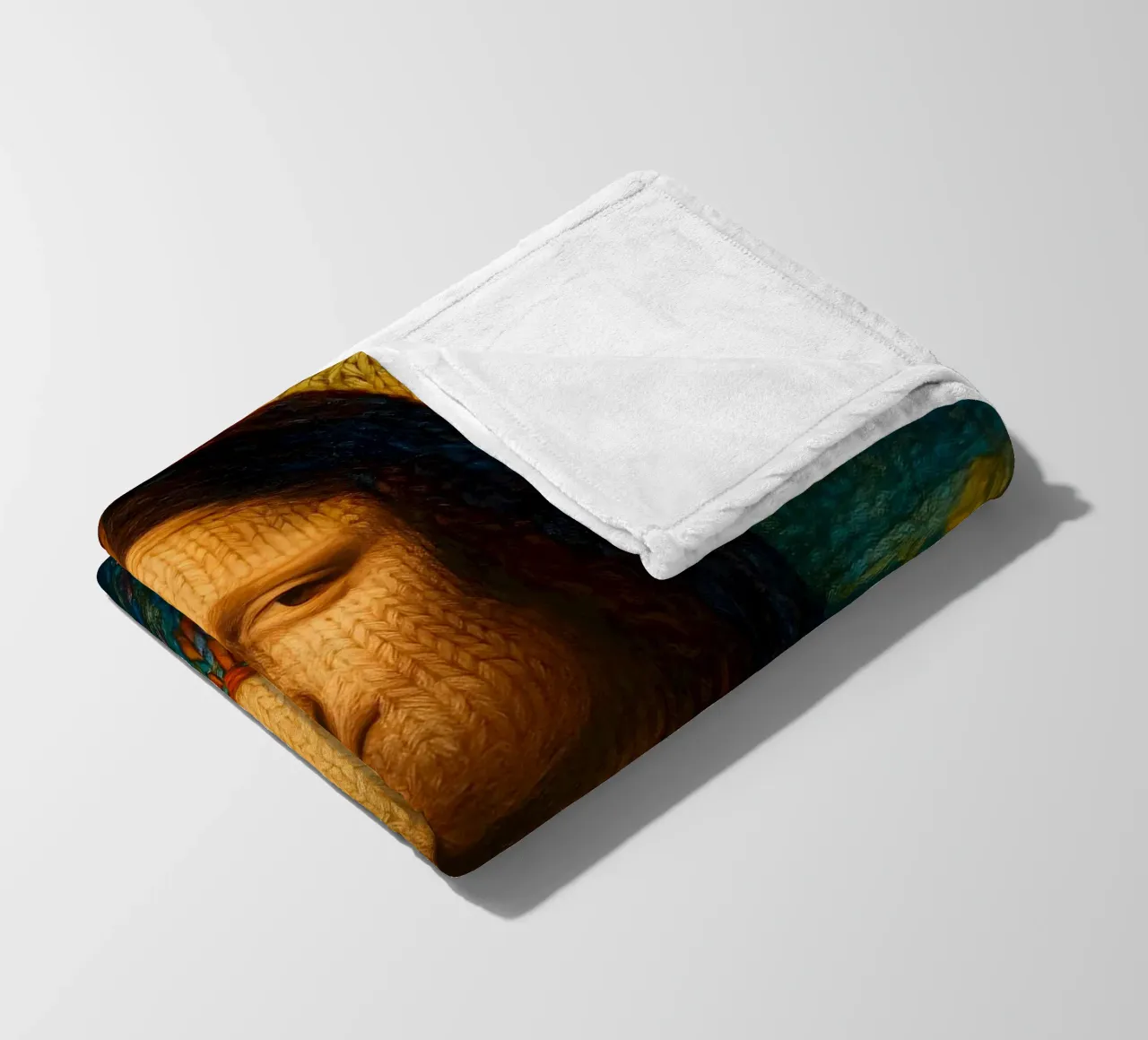 MONA LISA A MAGLIA coperta in pile da ARTOMATIC