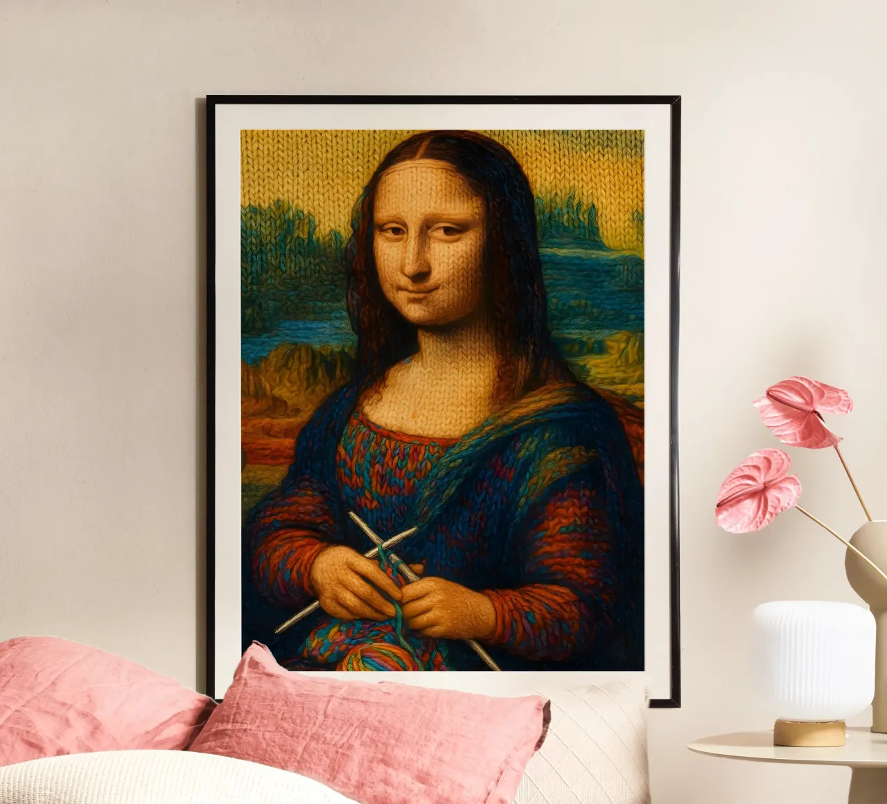MONA LISA A MAGLIA carta hahnemühle da ARTOMATIC