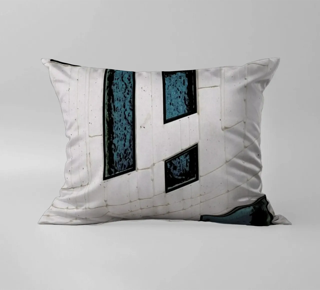 Abstract Geometrics cuscino da Sebastian Hilgetag