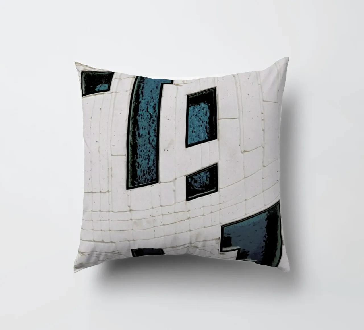 Abstract Geometrics cuscino da Sebastian Hilgetag