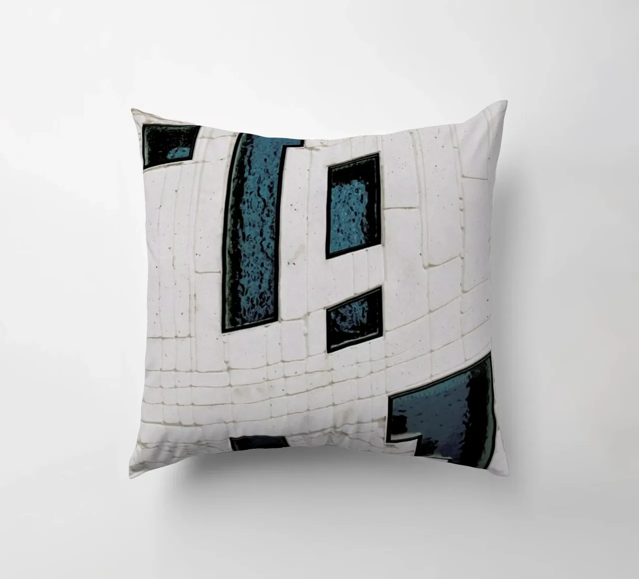 Abstract Geometrics cuscino da Sebastian Hilgetag