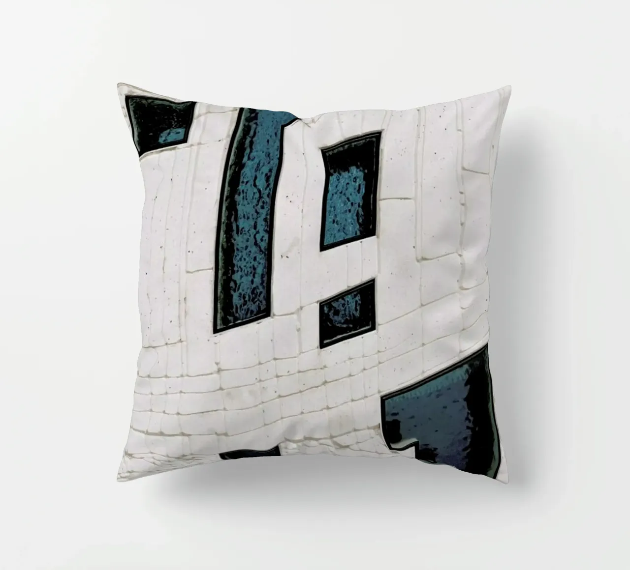 Abstract Geometrics cuscino da Sebastian Hilgetag