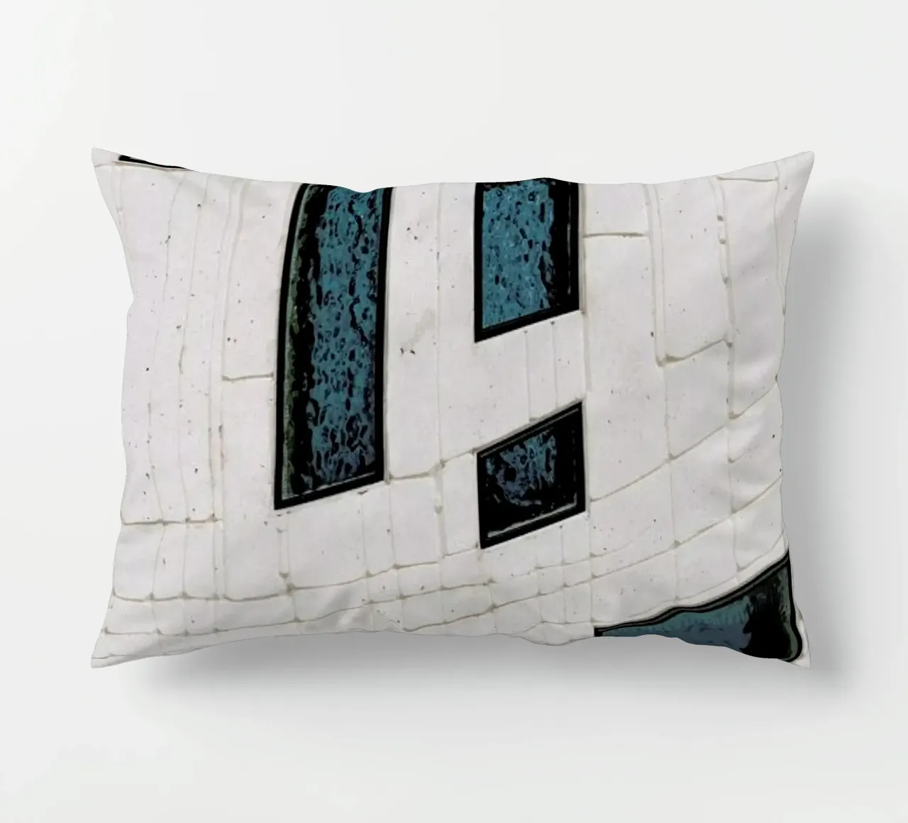 Abstract Geometrics cuscino da Sebastian Hilgetag