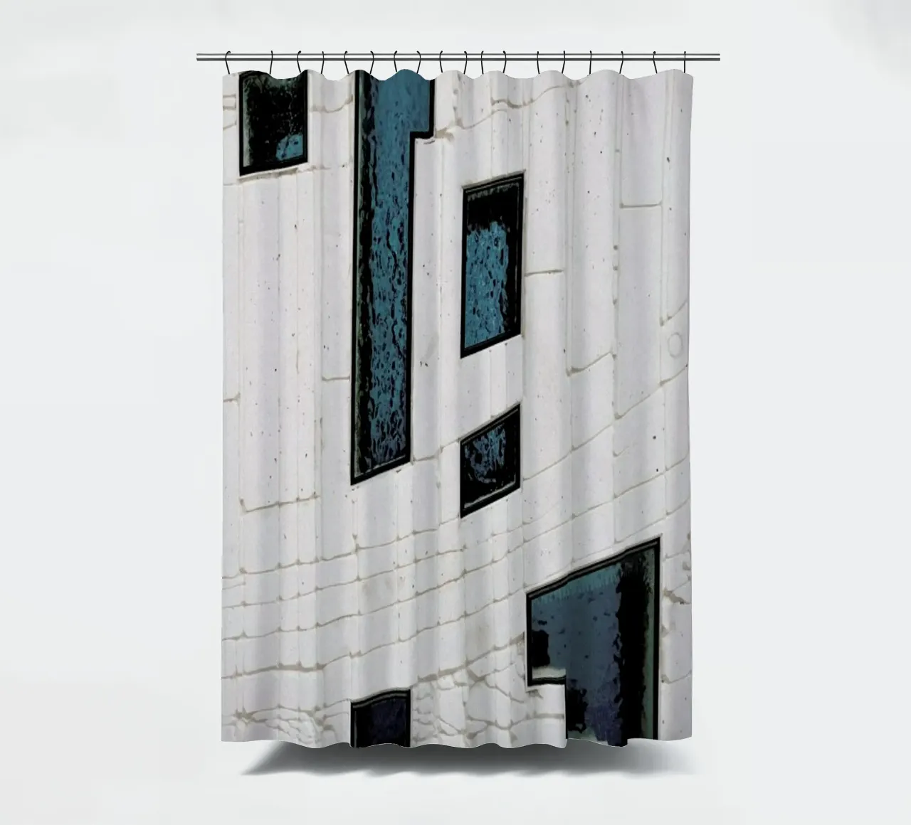 Abstract Geometrics tenda da doccia da Sebastian Hilgetag