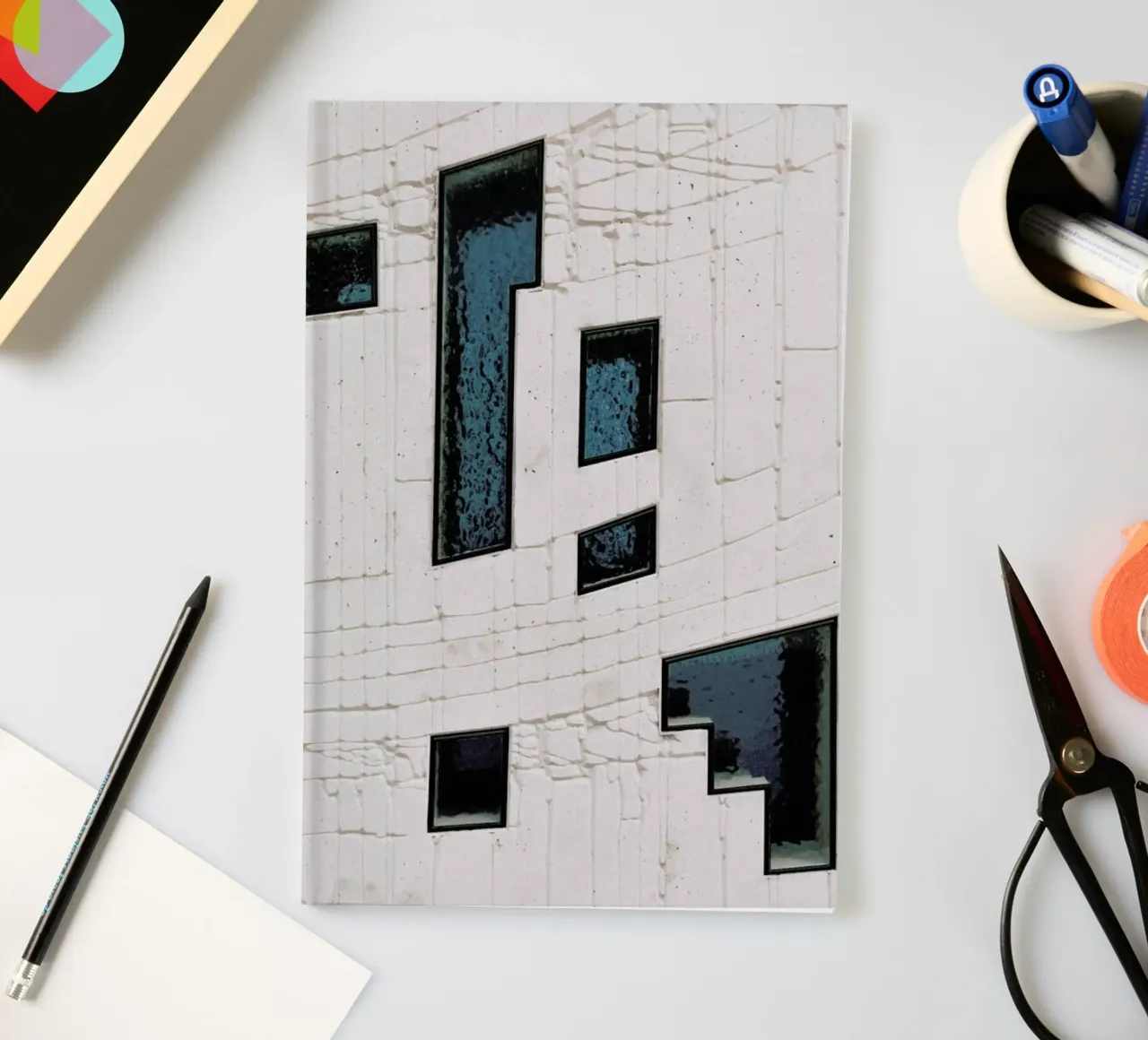 Abstract Geometrics notebook by Sebastian Hilgetag