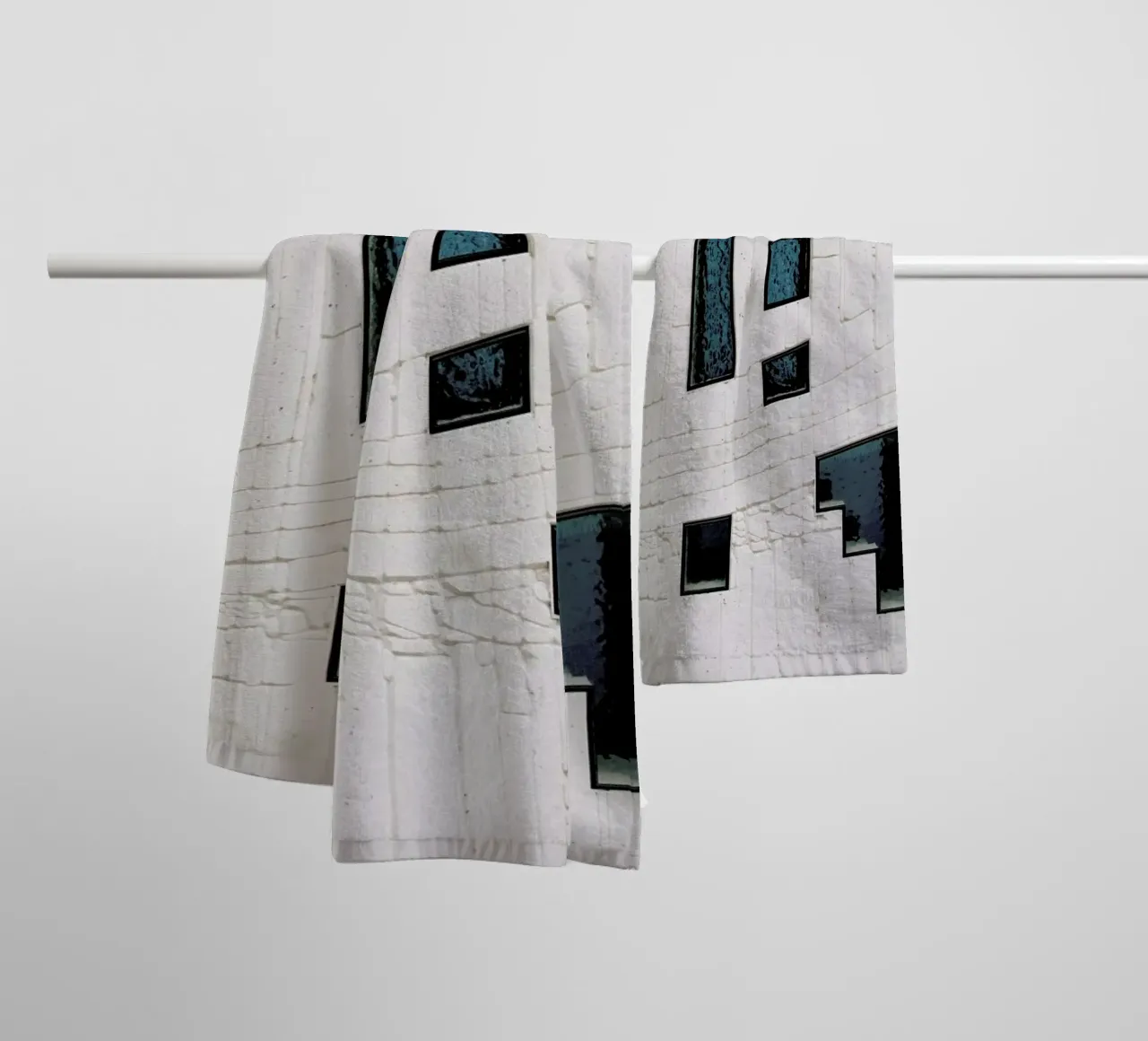 Abstract Geometrics towel by Sebastian Hilgetag